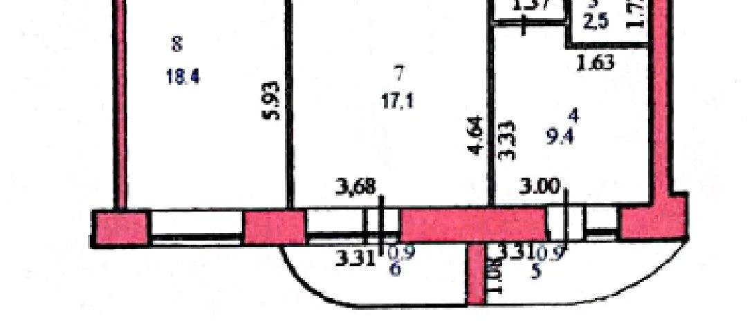 2-комнатная квартира, 59 м², 8/10 этаж, Женис 75/2