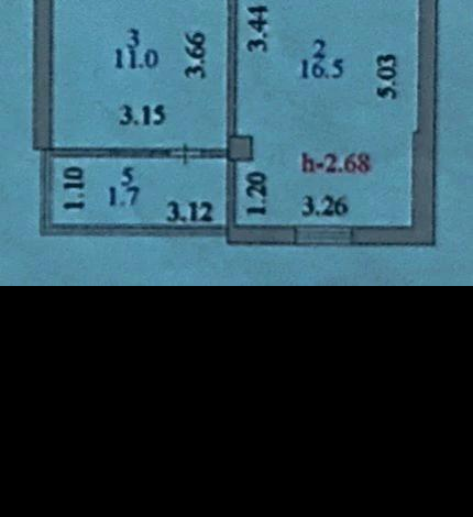 1-комнатная квартира, 43 м², 11/13 этаж, Косшыгулулы 6/1