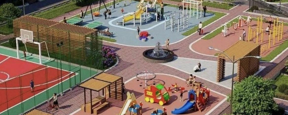 2-комнатная квартира · 69.7 м² · 1 этаж, Пушкина 157 — ЖК «Жана Жай»