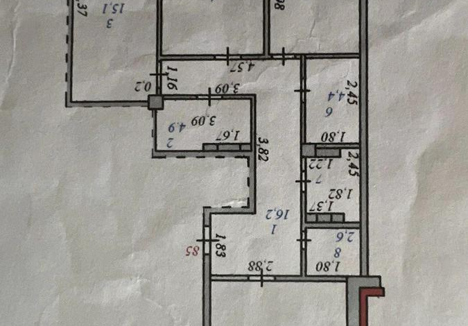 3-комнатная квартира, 102 м², 8/14 этаж, Карталинская 18/1