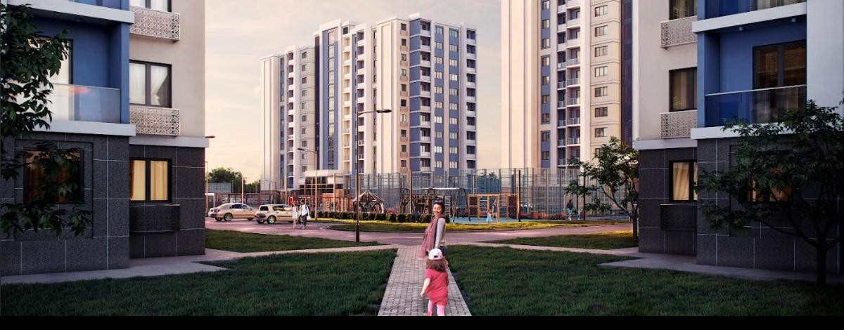 3-комнатная квартира, 77.34 м², 3/12 этаж, Шымкент сити 4 — Туркия и Кадыргали Жалаири
