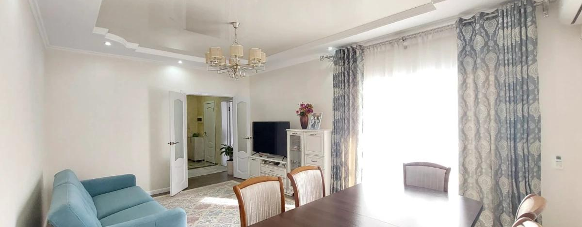 3-комнатная квартира · 88.8 м² · 10/10 этаж, Кенесары хана — Выше президентского парка