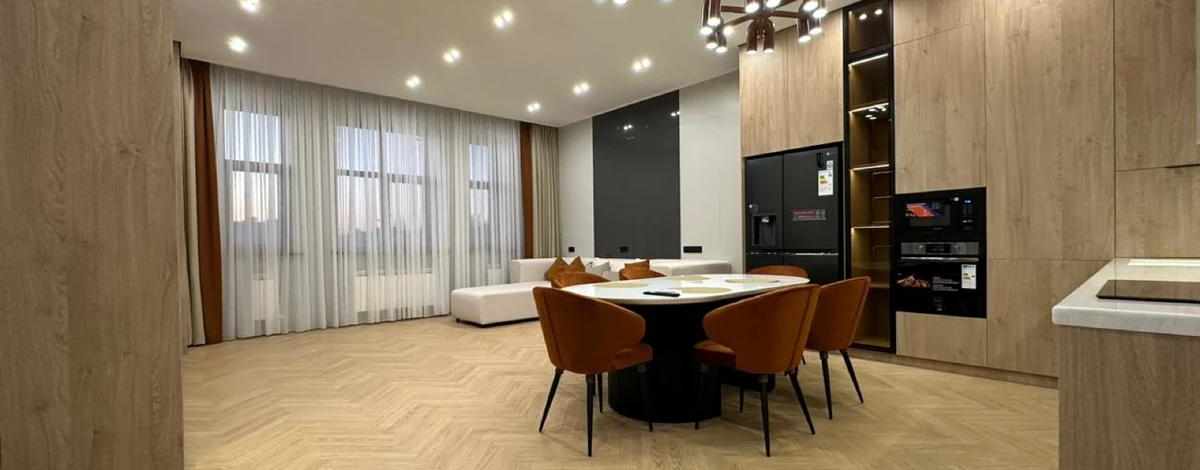 4-комнатная квартира · 155 м² · 2/6 этаж, Мкр «Мирас» — Presidents park
