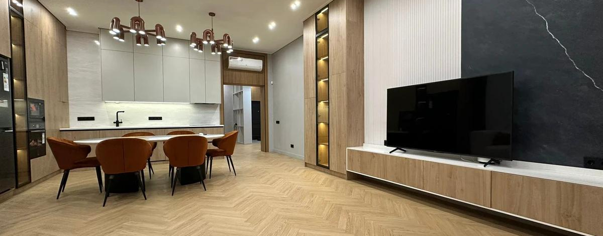 4-комнатная квартира · 155 м² · 2/6 этаж, Мкр «Мирас» — Presidents park