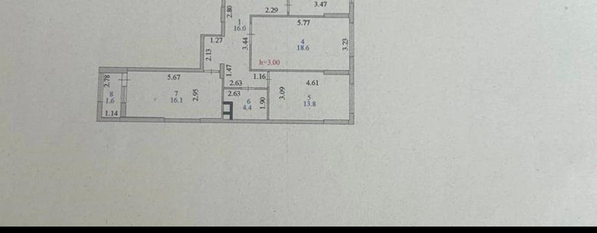 3-комнатная квартира, 86 м², 4/14 этаж, Асфендиярова 10