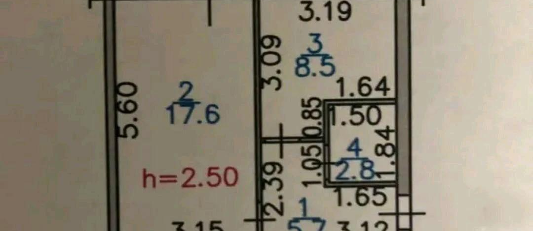 1-комнатная квартира · 36 м² · 5/5 этаж, Бульвар Гагарина 34