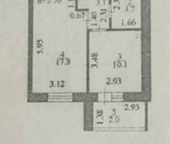 1-комнатная квартира, 36.7 м², 6/12 этаж, Бейбарыс Султан 25/2