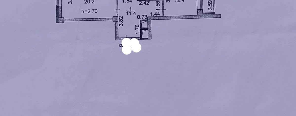 1-комнатная квартира, 52 м², 8/16 этаж, Кудайбердыулы 33