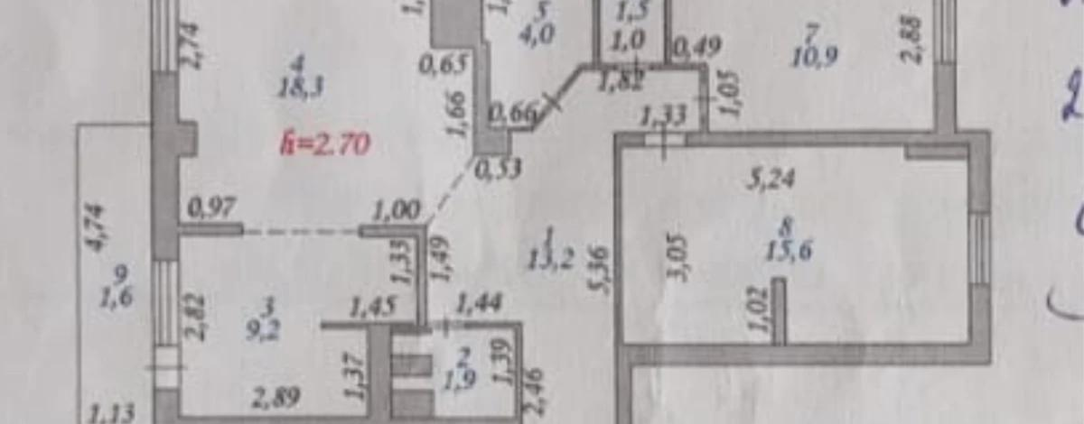 3-комнатная квартира, 76.2 м², 12/14 этаж, Кордай 77