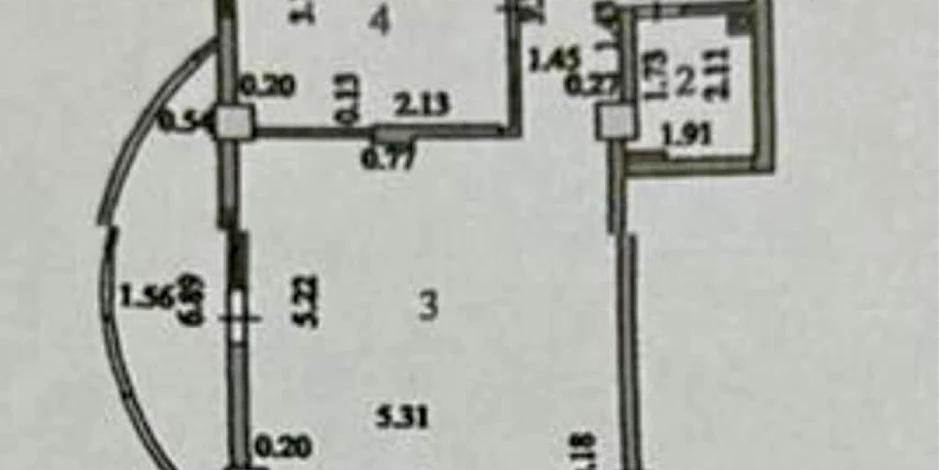 2-комнатная квартира, 59 м², 4/12 этаж, Алматы 19/2