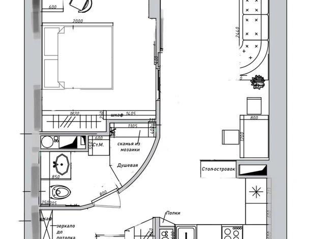 2-комнатная квартира, 45 м², 16/18 этаж, Сыганак 32