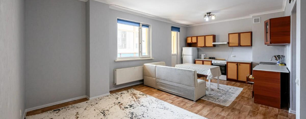 1-комнатная квартира, 42 м², 3/10 этаж, Кудайбердиулы 17