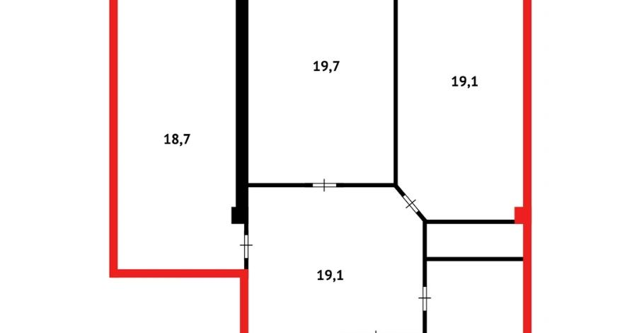 2-комнатная квартира, 91.3 м², 18/20 этаж, ул. Кенесары