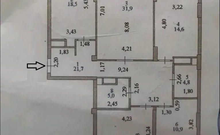 2-комнатная квартира · 50.65 м² · 9/9 этаж, Казыбек би 7/1