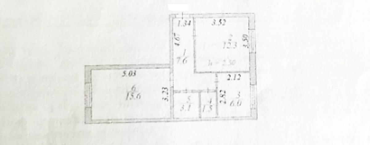 2-комнатная квартира, 49 м², 3/3 этаж, Есенберлина 19 — Только наличные