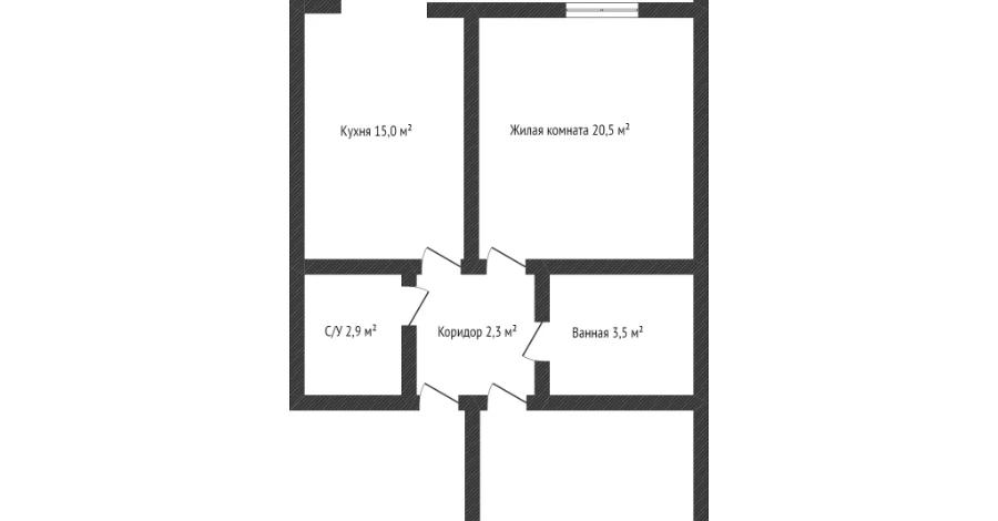 2-комнатная квартира, 83 м², 1/5 этаж, мкр Верхний Отырар 41