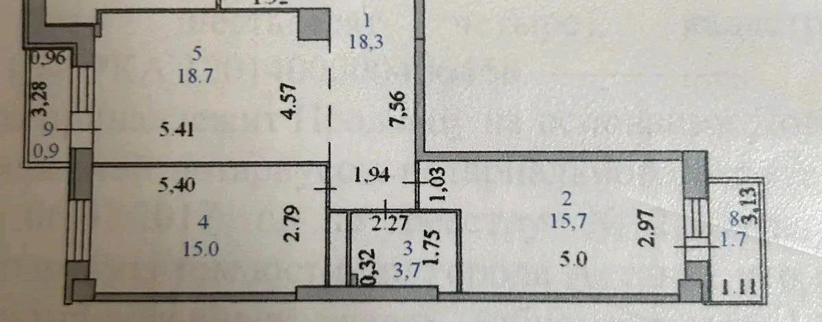 3-комнатная квартира, 90 м², 12/14 этаж, Алматы 13