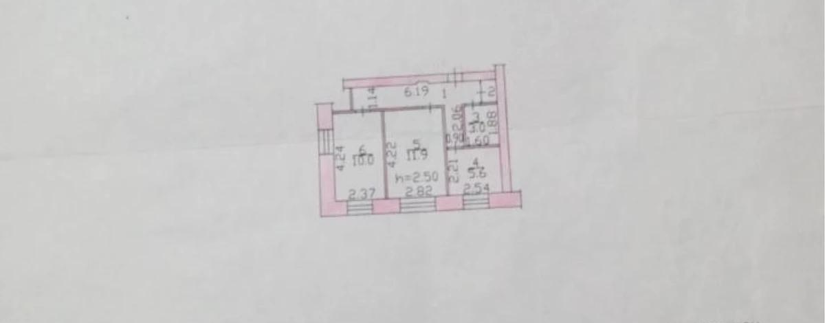 2-комнатная квартира · 40.2 м² · 1/3 этаж, Егорова 15