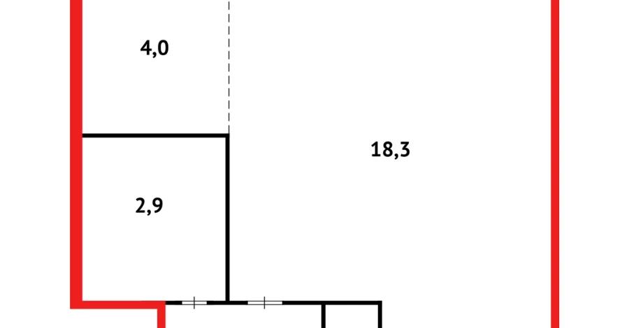 1-комнатная квартира · 30 м² · 3/5 этаж, Майкудук