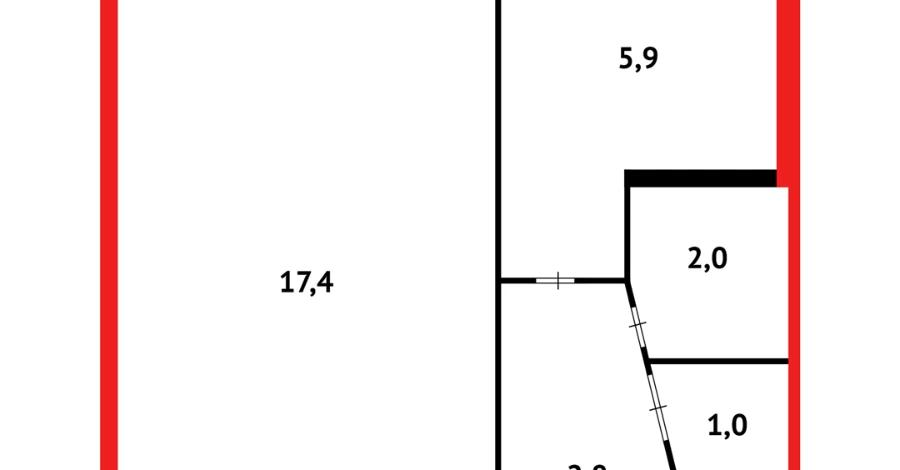 1-комнатная квартира · 31 м² · 5/5 этаж, Майкудук