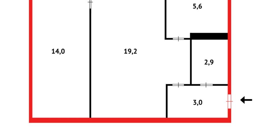 2-комнатная квартира · 48 м² · 4/5 этаж, мкр Новый Город, пр. Абдирова — Юбилейный