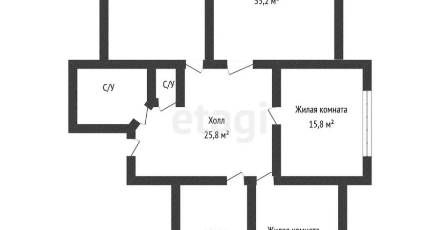 4-комнатная квартира · 160 м² · 4/8 этаж, Санкибай Батыра 72кк3