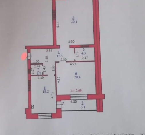 2-комнатная квартира · 88 м² · 2/5 этаж, проспект Алии Молдагуловой 18д — Алтын орда