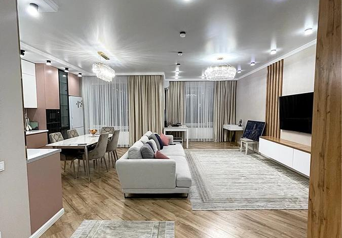 3-комнатная квартира · 105 м² · 11/16 этаж, Сатпаева — Тлендиева (АДК)