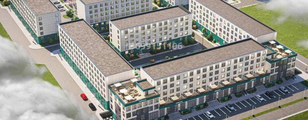 1-комнатная квартира · 45.4 м² · 1/5 этаж, Басаркобыз 1/15 — Саина - Мөңке би