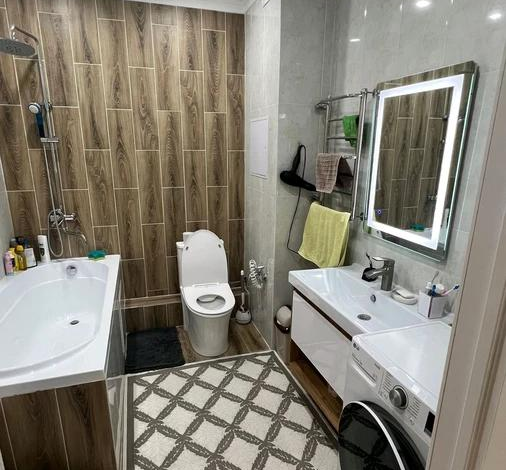 2-комнатная квартира · 55 м² · 5/9 этаж, мкр Думан-2, Райымбек батыра 285 — Напротив Магнума, жк Нурия