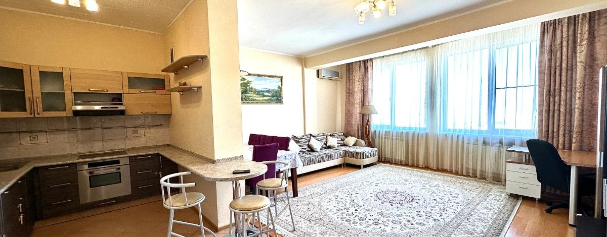 2-комнатная квартира · 77.6 м² · 12/13 этаж, мкр Керемет 5 к43 — проспект Сакена Сейфуллина