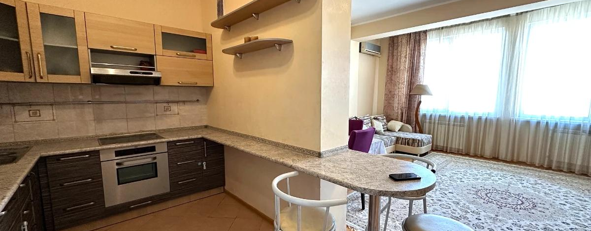 2-комнатная квартира · 77.6 м² · 12/13 этаж, мкр Керемет 5 к43 — проспект Сакена Сейфуллина