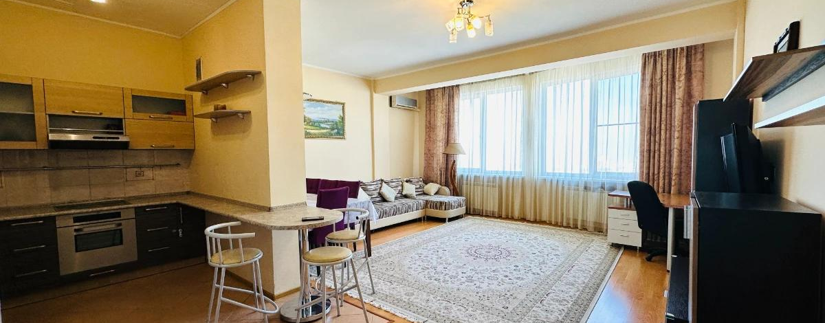 2-комнатная квартира · 77.6 м² · 12/13 этаж, мкр Керемет 5 к43 — проспект Сакена Сейфуллина