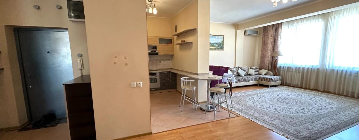 2-комнатная квартира · 77.6 м² · 12/13 этаж, мкр Керемет 5 к43 — проспект Сакена Сейфуллина