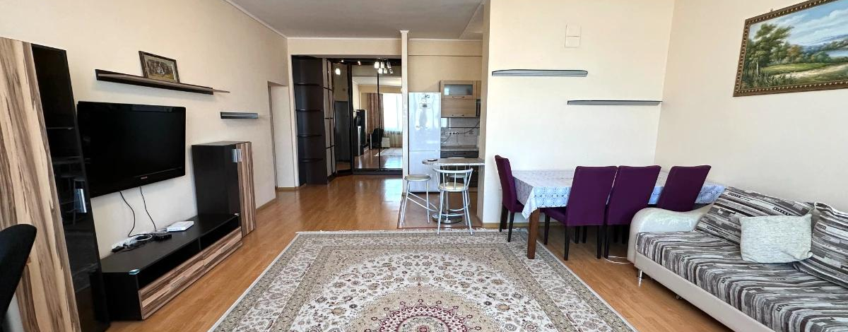 2-комнатная квартира · 77.6 м² · 12/13 этаж, мкр Керемет 5 к43 — проспект Сакена Сейфуллина